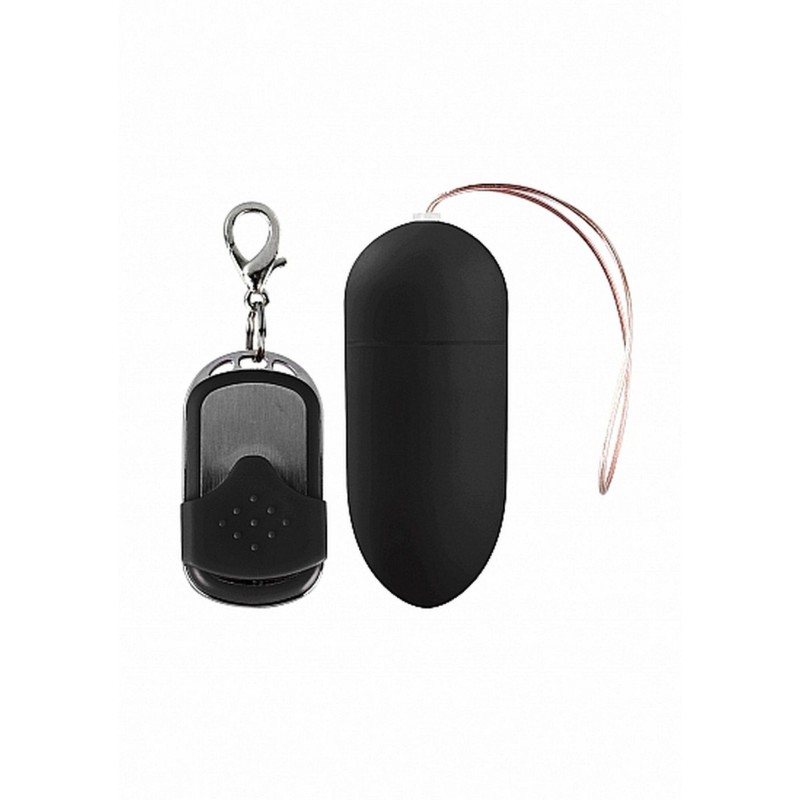 10 Speed Remote Vibrating Egg - Big - Black